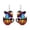 Sky Blue, variant on Cute Colorful Halloween Cat Ghost Drop Earrings 1 Pair 2.09 Inch for Women, Fun Ghost Cat Dangle Earring Jewelry Gift for Ladies Halloween Party and Daily Wear Accessories, Jewelry Accessories