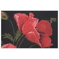 thumbnail image 5 of Home Furnishings Decorative Pillow Cover 18x18 in, Poppies Large Floral Couch Throw Pillows for Bed and Sofa, Square Tapestry Cushion Cases for Living Room, European Cotton Jacquard Woven, 5 of 7