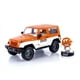 thumbnail image 1 of Jeep Wrangler 2007 de M&M's, escala 1:24, coche de fundición a presión y figura naranja de 7 cm. Juguetes para niños y adultos., 1 of 5