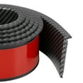 thumbnail image 3 of 4pcs 5.5cm x 1.5m Car Wheel Mudguard Strip Extension Tire Eyebrow  Trim Carbon Fiber Pattern, 3 of 6