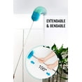 thumbnail image 2 of LAICAIW Microfiber Feather Duster with Extendable Pole, 100" Telescoping Cobweb Duster for Cleaning, Bendable Head, Washable Duster for Ceiling, Fan, Furniture-Blue, 2 of 6