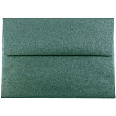 UPC: 0600988696303 | JAM Paper 4bar A1 Invitation Envelope  3 5/8 x 5 1/8  Stardream Metallic Emerald Green  25/pack