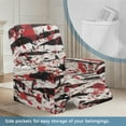 thumbnail image 3 of HELLHERO Bandage Blood Print Lazy Boy Chair Covers for Reclining Chair Soft Breathable Reclining Chair Covers, Recliner Sofa Slipcovers Single-Seater, 3 of 8