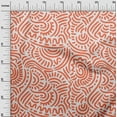 thumbnail image 3 of oneOone Cotton Poplin Dark Peach Fabric Japanese Quilting Supplies Print Sewing Fabric By The Yard 42 Inch Wide, 3 of 4