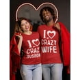 thumbnail image 5 of Couples Shirts Husband And Wife Shirts for Couples His And Hers Matching Set Man Red X-Large / Woman Red Small, 5 of 6