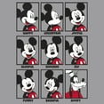 thumbnail image 2 of Boy's Mickey & Friends Mickey Mouse All Emotions Grid  Pull Over Hoodie Athletic Heather X Large, 2 of 4