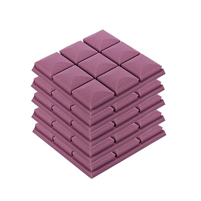 AZZAKVG Adhesivo decorativo de pared insonorizado de algodón con espuma acústica, esponja absorbente para estudio KTV insonorizado