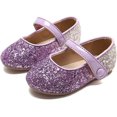 thumbnail image 4 of Toddler Little Girl Dress Shoes - Girl Mary Jane Flats Party School Wedding, 4 of 7