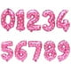 thumbnail image 1 of Globos de números de aluminio dorado y plateado, decoraciones digitales para fiestas de cumpleaños y bodas, suministros para Baby Shower, 16, 32 y 40 pulgadas, 1 of 4