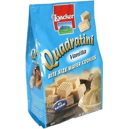 - Loacker Quadratini Vanilla Wafer Cookies, 8.82 oz (Pack of 8)