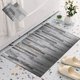 thumbnail image 1 of Alfombra de baño súper absorbente antideslizante con respaldo de goma lavable alfombrilla de baño gris 35.43x23.62en estilo moderno, 1 of 7