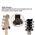 thumbnail image 4 of Gancho de Pared para Montaje en Pared para Guitarra, Gancho para Exhibición de Instrumentos Musicales para Guitarra Acústica, Eléctrica, Banjo, Bajo y Ukelele, 4 of 7