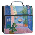 thumbnail image 5 of FORMRS Zipper Binder with Shoulder Strap 2-inch Ring 500 Sheet Capacity File Bag, Purple Window, 5 of 5