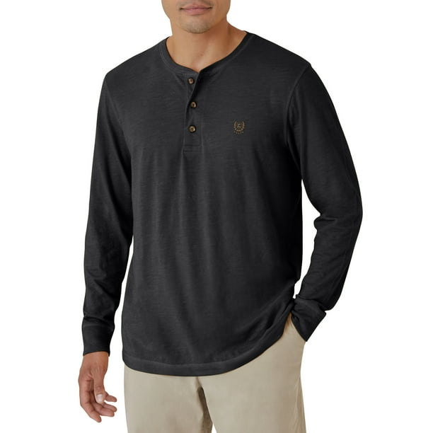 Men's Henley Long Sleeve Shirts