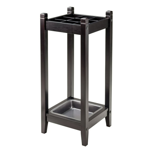 Winsome Jana Grid Umbrella Stand, Espresso Finish
