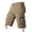 Khaki, variant on Timoontee Men's Daily Shorts 5 Inch Inseam Drawstring Closure Convenient Pocket Design Flexible Stretch Ideal Green 36