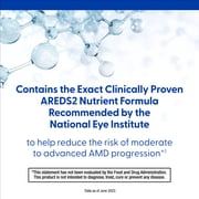 (4 pack) PreserVision AREDS 2 + Multivitamin, 2-in-1 Eye Vitamin, Contains Vitamin C, D, E & Zinc, 100 Softgels