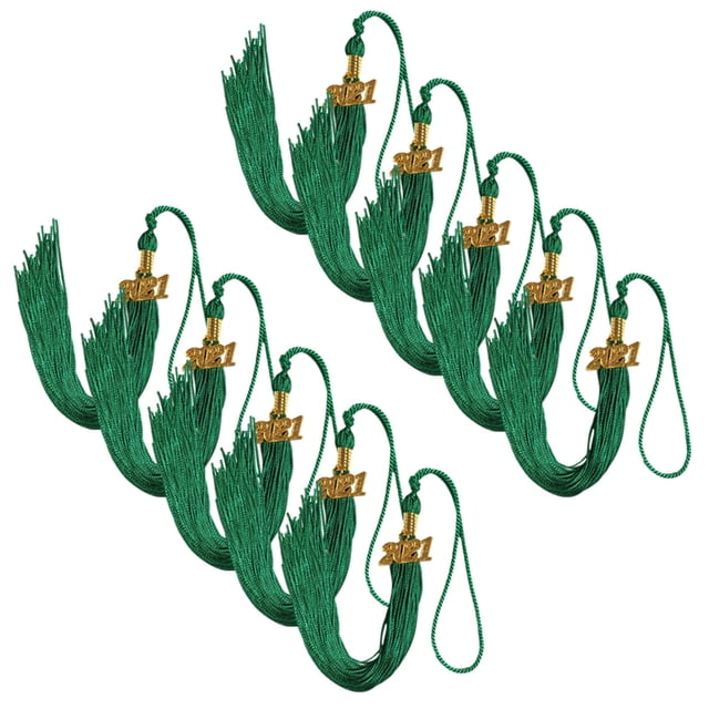 LSLJS Pompons de Graduation Académique avec Pendentifs Dorés, Baking Mold