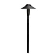 thumbnail image 1 of Kichler Lighting 15870BKT27R 6 In. Dome 2700K LED Path Light, Textured Black, 1 of 1