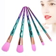 thumbnail image 3 of Juego De Brochas De Maquillaje, Kit De Brochas Cosméticas, Aplicadores De Sombras De Ojos, Colorido, 5 Piezas Para Delineador De Ojos, Herramienta De Maquillaje, 3 of 8