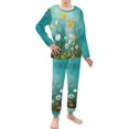 thumbnail image 2 of DISNIMO Daisy Butterfly Pajamas for Girls Pj Sets Size 11-12 Pajama Set 2 Pack Long Sleeve Pajamas Kids Fall Pjs Kids Girls Kids Sleepwear Girls Crewneck Pj Set Kids, 2 of 7