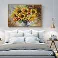 thumbnail image 3 of wall26 Floating Framed Canvas Wall Art for Living Room, Bedroom Bouquet Canvas Prints for Home Decoration Ready to Hang - 24x36 inches, 3 of 4