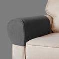 thumbnail image 3 of Arm Rest Covers Set, Pack of 2 Stretch Armchair Arm Covers Soft Polyester Arm Caps Non Slip Furniture Protector for Chair, Sofa, Couch, 3 of 7
