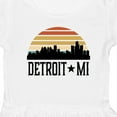 thumbnail image 4 of Inktastic Detroit Michigan Skyline Retro Girls Toddler Dress, 4 of 5