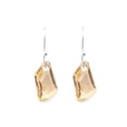 thumbnail image 4 of Juego de aretes y cadena con dije corte DeArt ZVEZDA plata mexicana ley .925 Golden Shadow, 4 of 5