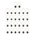 thumbnail image 2 of 26Pcs Glass Drink Markers Tags Black, 2 of 9