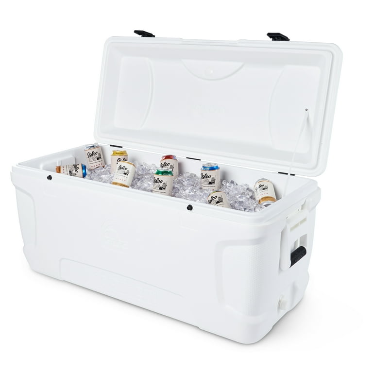 Igloo 150 Qt Marine 7 Day Cold Hard Chest Cooler White Walmart