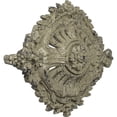 thumbnail image 3 of 35 7/8"W x 22 1/2"H x 4 3/8"P Antonio Ceiling Medallion, Hand-Painted Castle Stone Crackle, 3 of 6