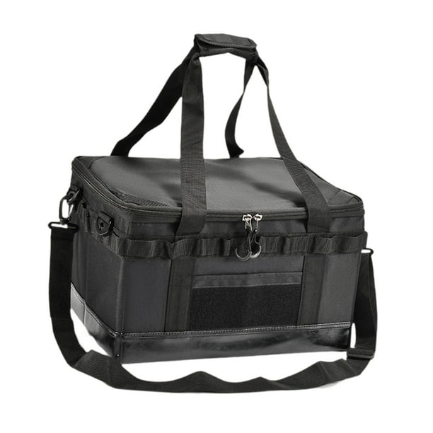 Bolsa De Almacenaje Para Acampar Al Aire Libre, Impermeable, Senderismo, Bolso Móvil Multifuncional, Negro Y Duro