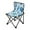 Marine Organismsd, variant on 600D Oxford Camping Chair Portable Foldable Chair Supports 220 lbs for Picnic, Fishing, Backpacking Lavender-colored Butterfly Pattern