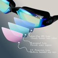 thumbnail image 3 of Swim Goggles - 2 Pack Swimming Goggles Anti Fog No Leaking For Adult Women Men, 3 of 5