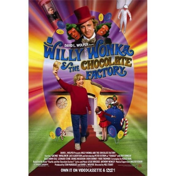 Pop Culture Graphics MOV204474 Willy Wonka & The Chocolate Factory Movie Poster, 11 x 17