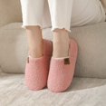 thumbnail image 6 of BERANMEY Soft Memory Foam Slippers for Women and Men, Fuzzy Curly Fur House Slippers with Non-Slip Rubber Sole, Cozy Indoor Closed Back Home Shoes for Family, 6 of 9