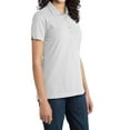 thumbnail image 4 of Mafoose Women's Stretch Pique Polo White Medium, 4 of 5