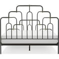 thumbnail image 6 of Elle Decor Astrid Queen Size Bed Black and Brass, 6 of 14