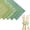 Green, variant on CHENjy Doll Clothes Cushion Making Fabric Kit, 5 Pcs Precut Printed Cotton Cloth Pack, Soft Foldable Cuttable Sewing Bundle for DIY Handmade Crafts Patchwork, Light Pink