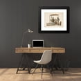 thumbnail image 4 of Nicolino Calyo 24x20 Black Modern Framed Museum Art Print Titled - The Oyster&nbsp;Stand (ca.&nbsp;1840), 4 of 5