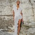 thumbnail image 5 of MDUKONU Women's Swimwear Spring Break Swimsuit White S, 5 of 8