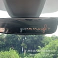 thumbnail image 2 of Pegatinas reflectantes universales para espejo retrovisor de coche con la frase "Te amo" para conducir de forma segura, accesorios decorativos para coche, 2 of 5