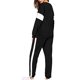 thumbnail image 4 of Conjuntos de chándal de 2 piezas para mujer a la moda, conjuntos de pantalones a rayas con cuello redondo y bloques de colores Wmkox8yi  bvn490, 4 of 7