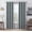 Blue, variant on Eclipse Wyckoff Blackout Thermaweave, Grommet Window Curtain Panel Pair, 2 Panels, 52 In Wide x 84 In Long, Spa