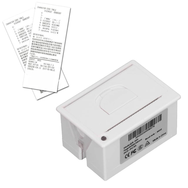 Impresora térmica ANGGREK micro impresora térmica de recibos integrada con resolución de 5-9V 203 ppp para instrumentos de prueba