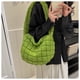thumbnail image 3 of Bolso de hombro plisado de gran capacidad | Bolsa de axilas femenina | Bolso de moda ligero | Múltiples bolsillos | Diseño único de nubes | Accesorio versátil para viajes diarios | Estilo, 3 of 5