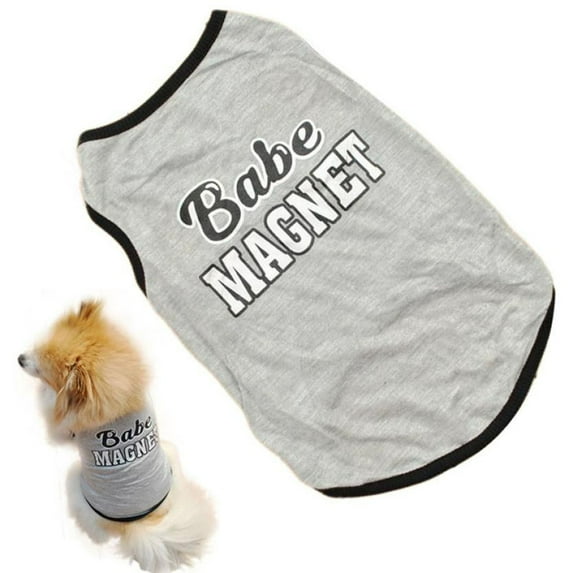 Aosijia Dog Shirts Pet Dog Puppy Vest Sleeveless Printed Summer Clothes Vest Sleeveless Printed Dog T-Shirt for Small Dogs Puppy Boy Girl