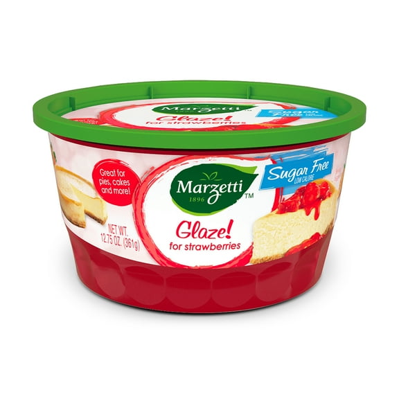 Marzetti Sugar Free Glaze for Strawberries, 12.75 oz. Tub