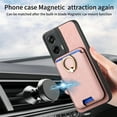 thumbnail image 4 of Allytech Motorola Moto G Play (2024) Case, Detachable Magnetic Wallet Case with Card Holder & Ring Stand, Support Car Mount, Premium PU Leather Shockproof Durable Protective Slim Case Cover - Pink, 4 of 11
